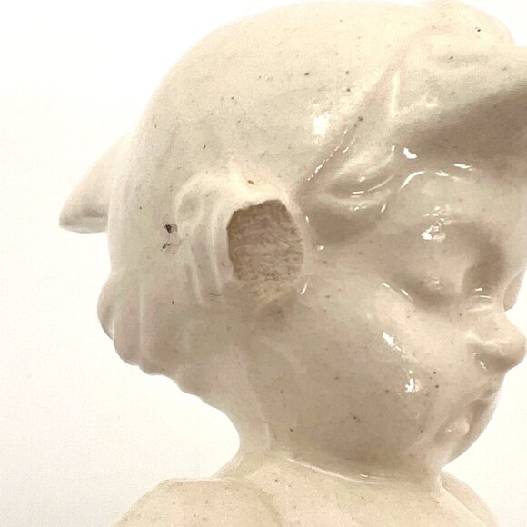 Vintage Ceramic Figurine Of Child With Geese Made In Japan 5 inch tall - Picture 6 of 9